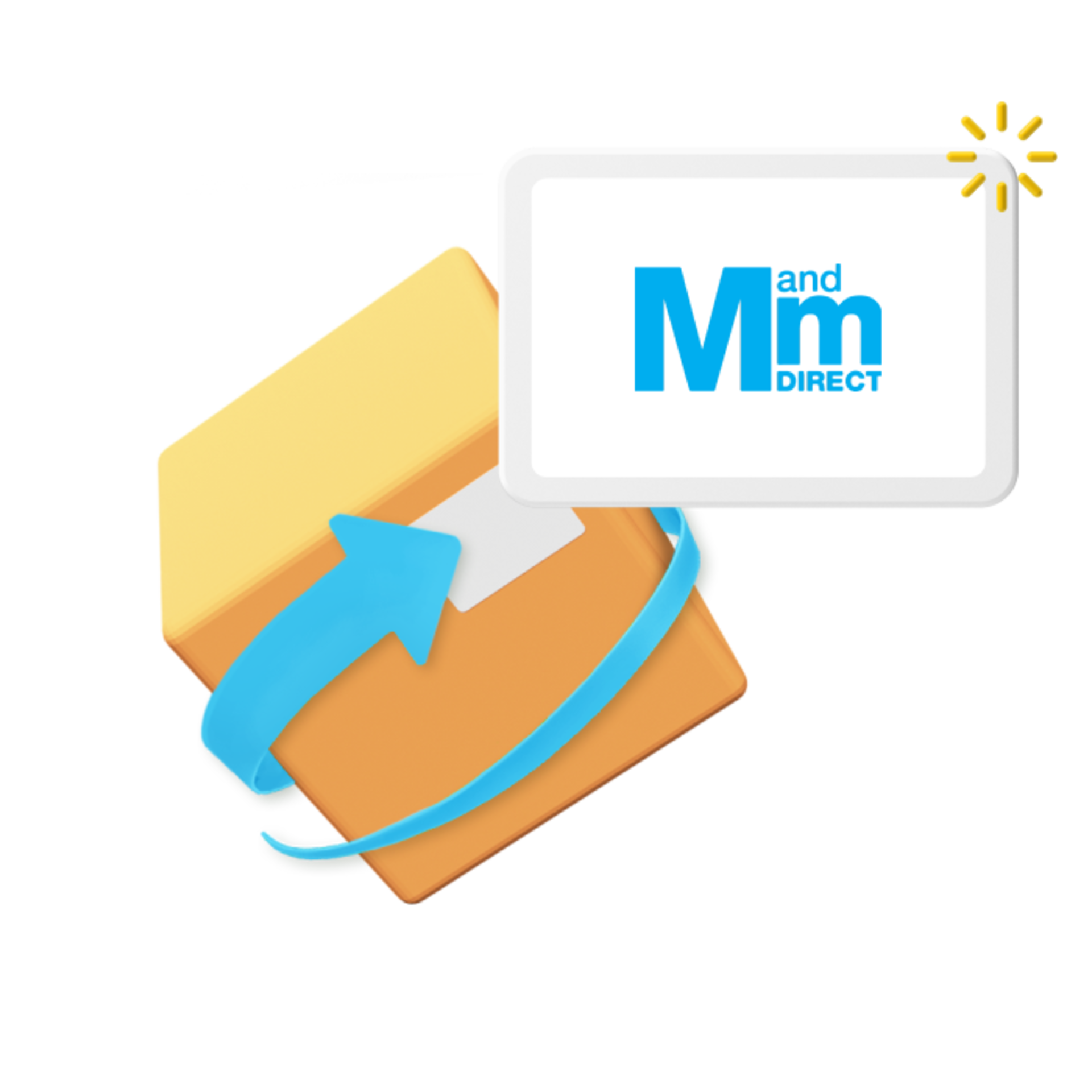 M and M returns logo