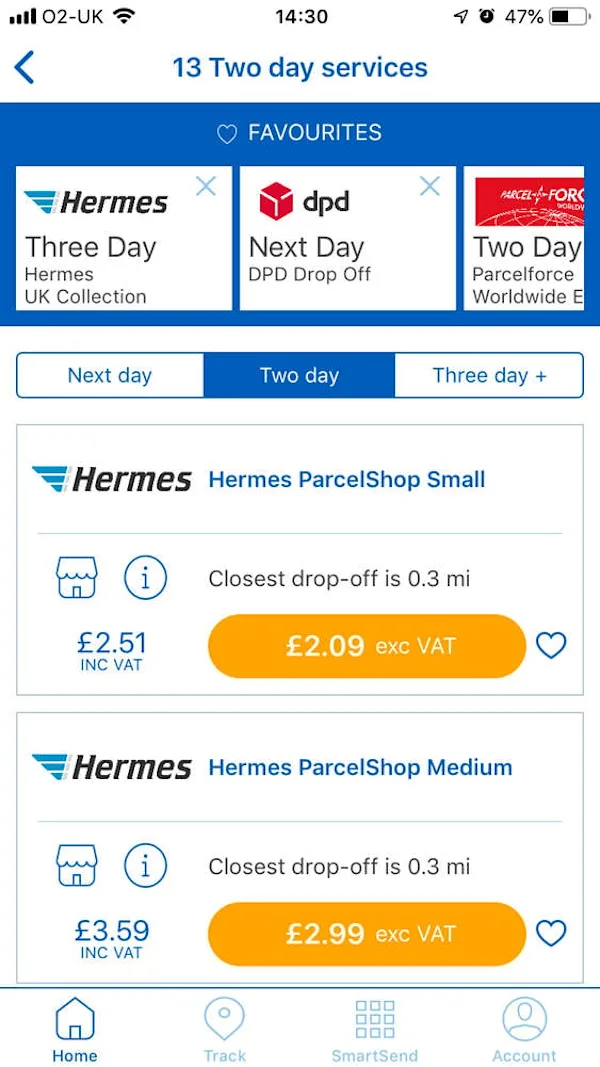 How to Send a Parcel With The Parcel2Go App
