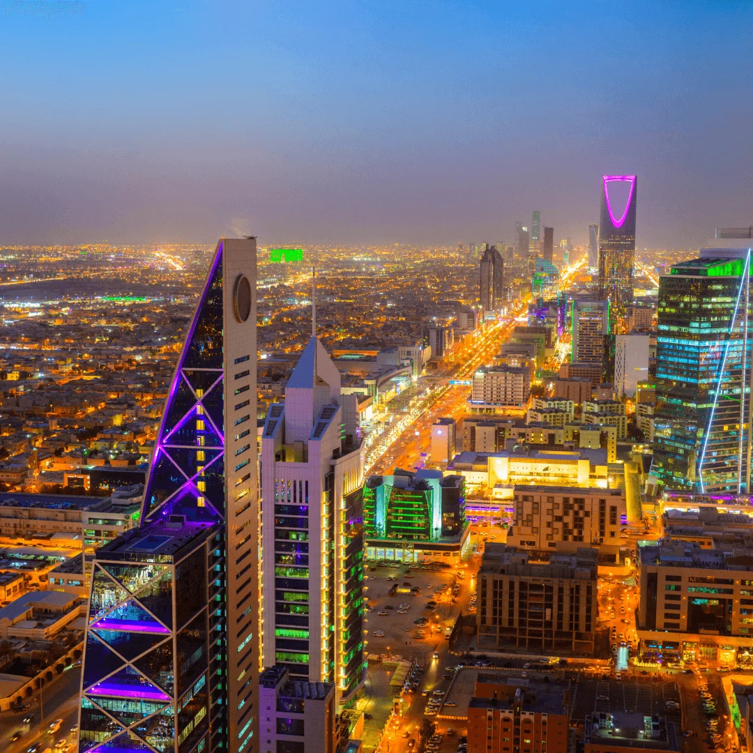 Saudi Arabian city skyline