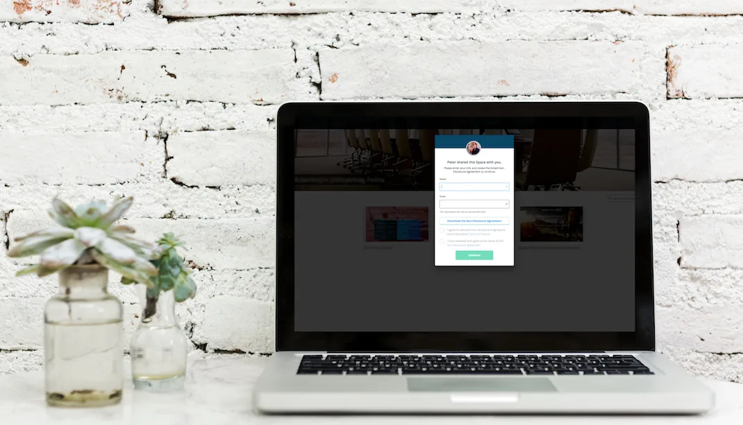 Accelerate highstakes deals with DocSend's OneClick NDA sep