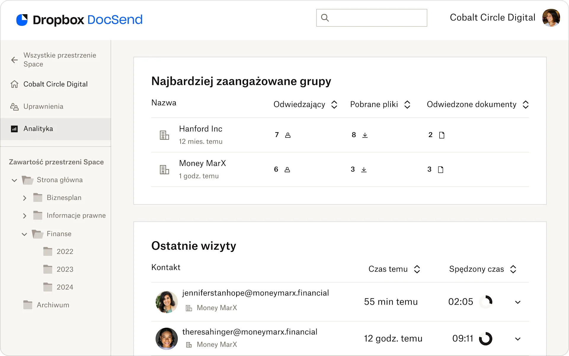 Document analytics