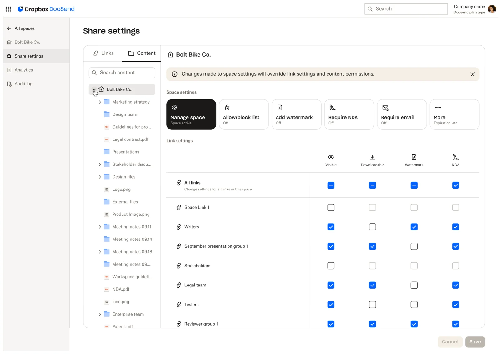 Refined permissions