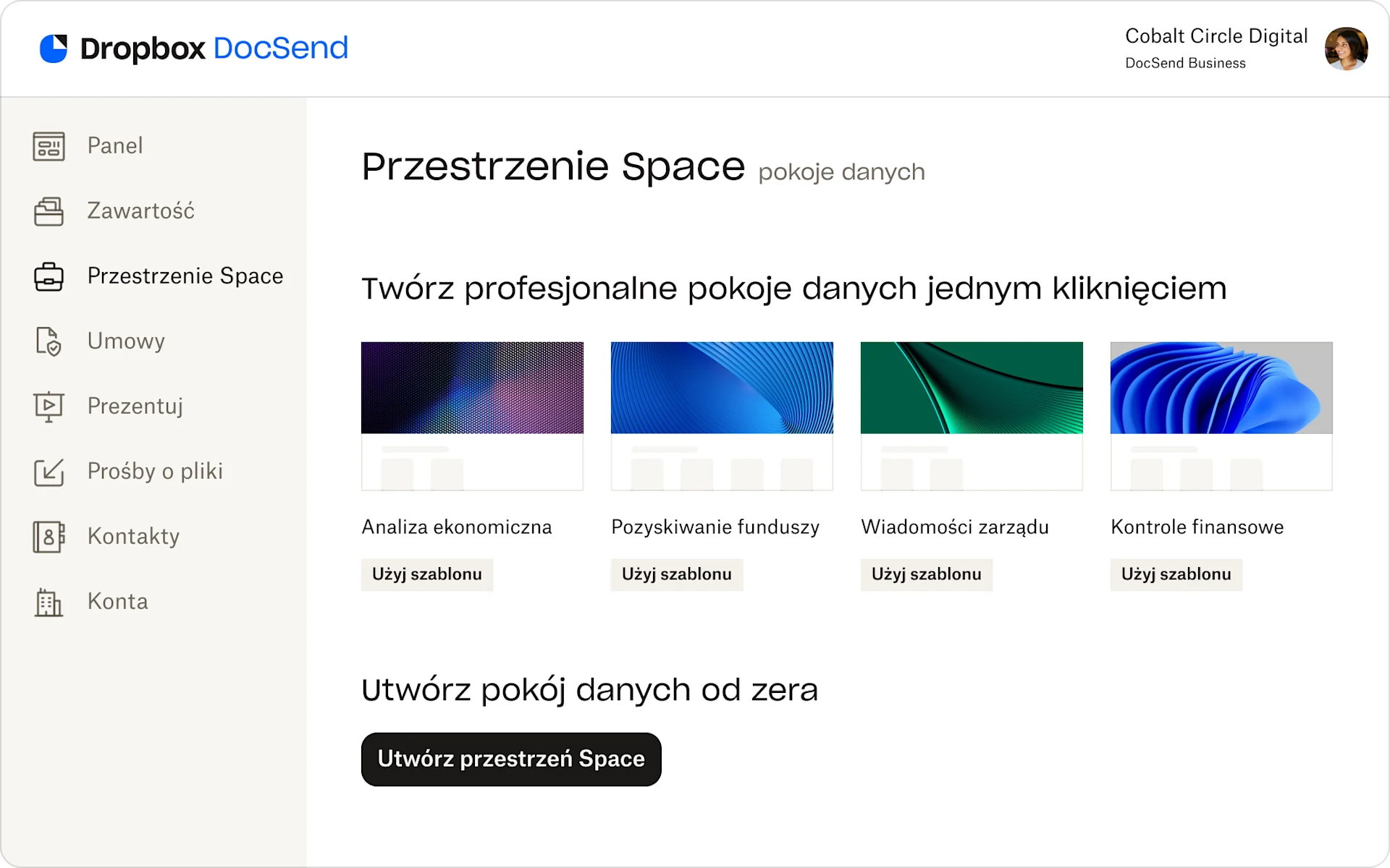 Space templates