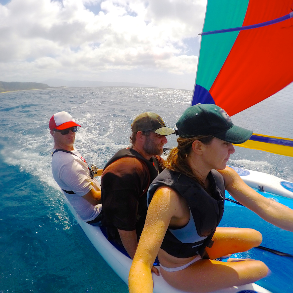 small catamaran