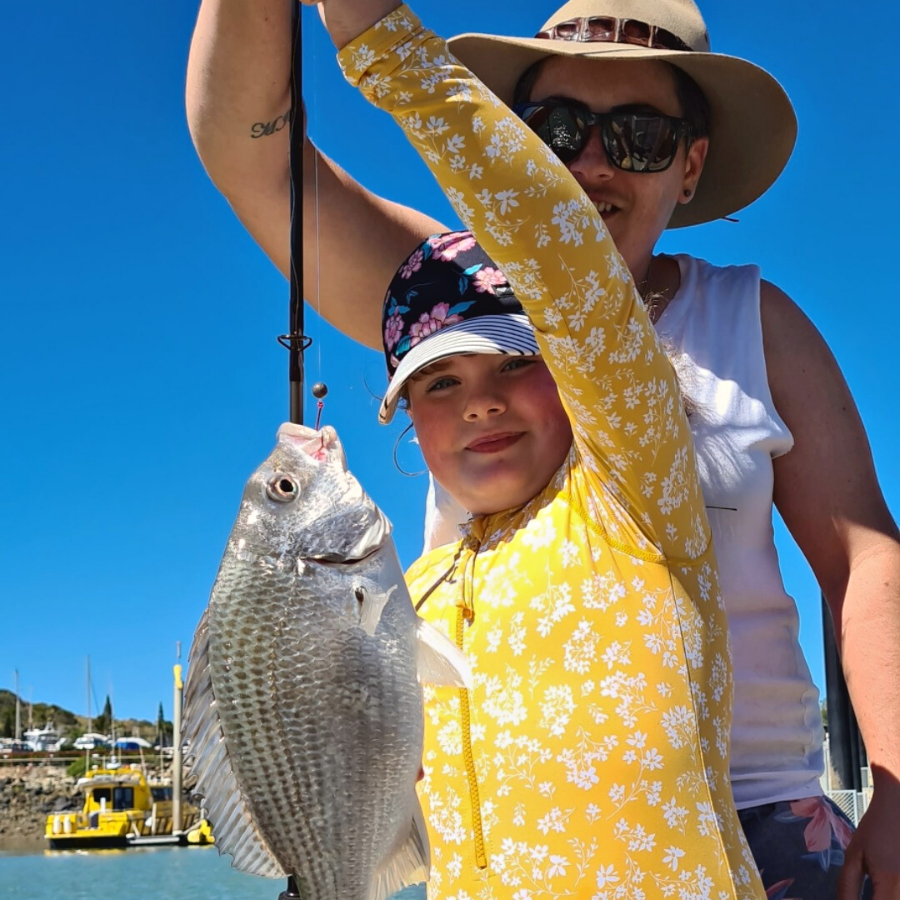 women fishing