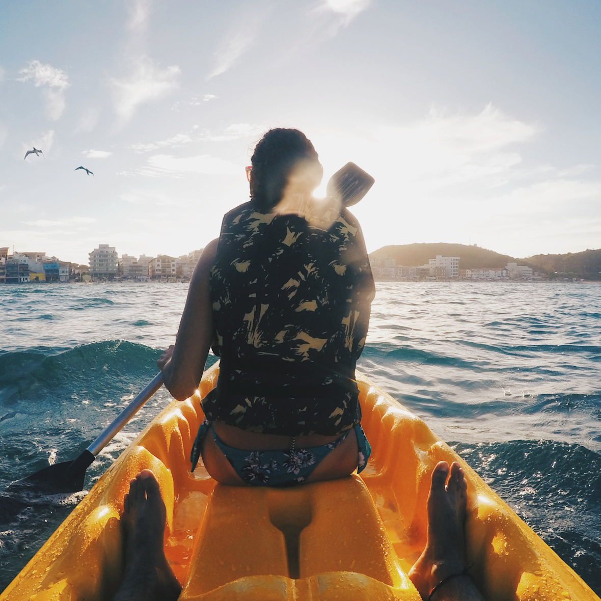 kayaking