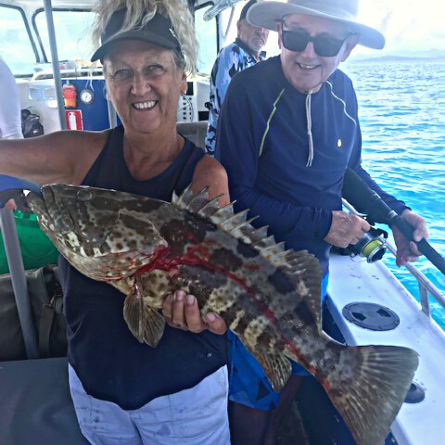 women fishing