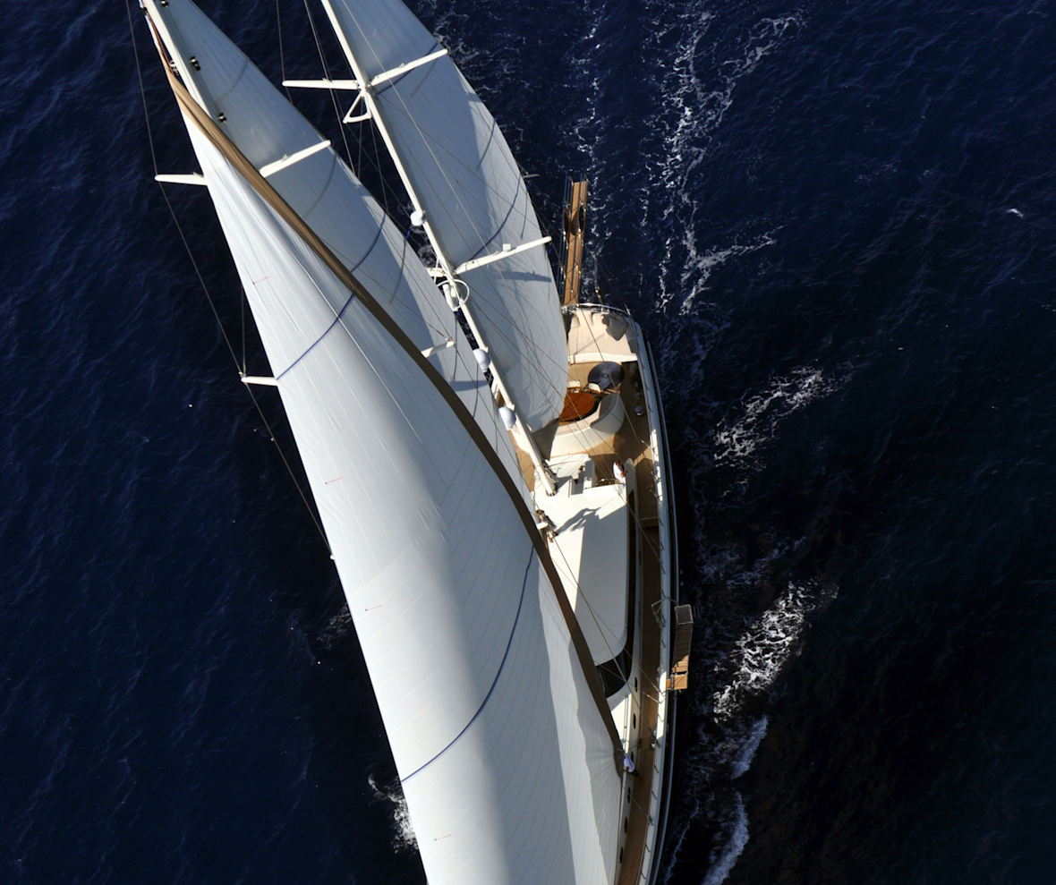 What are the different sails on a sailboat?