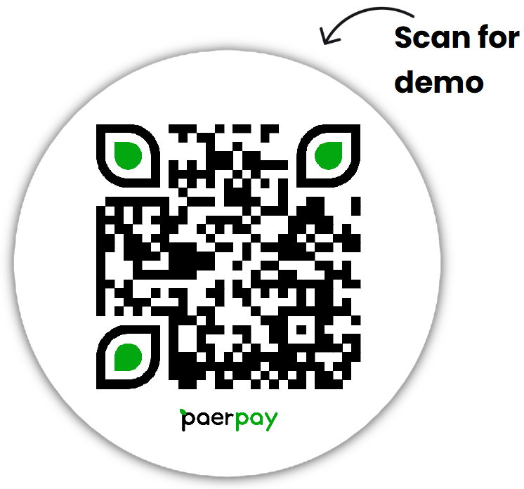 Restaurant Contactless Payment  Paerpay