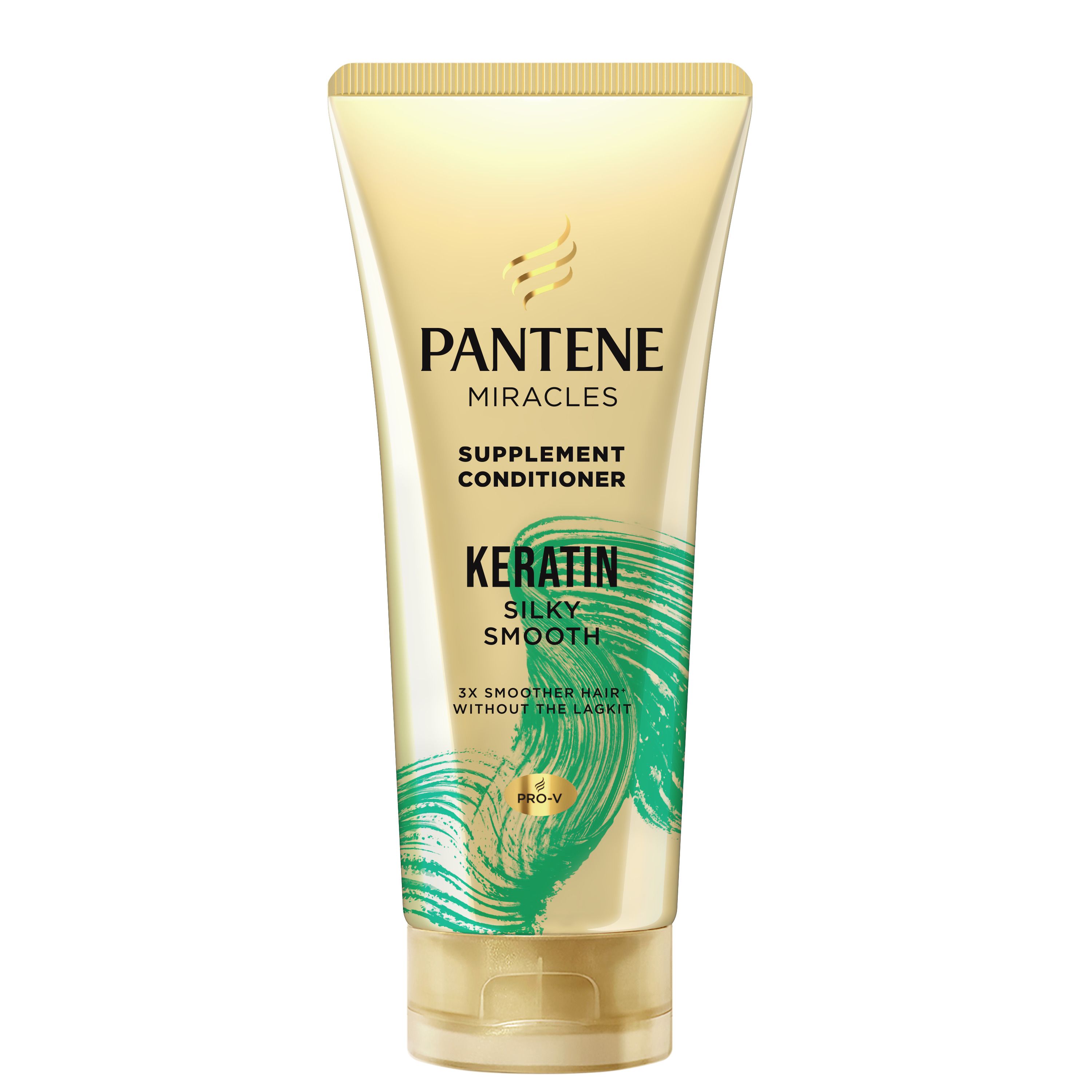 Pantene Keratin Silky Smooth Conditioner 300ML for frizz control and silky soft hair Front