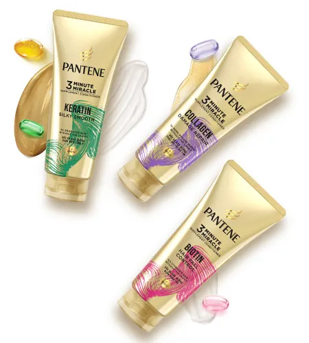 Pantene 3 Minute Miracle Collection page Banner
