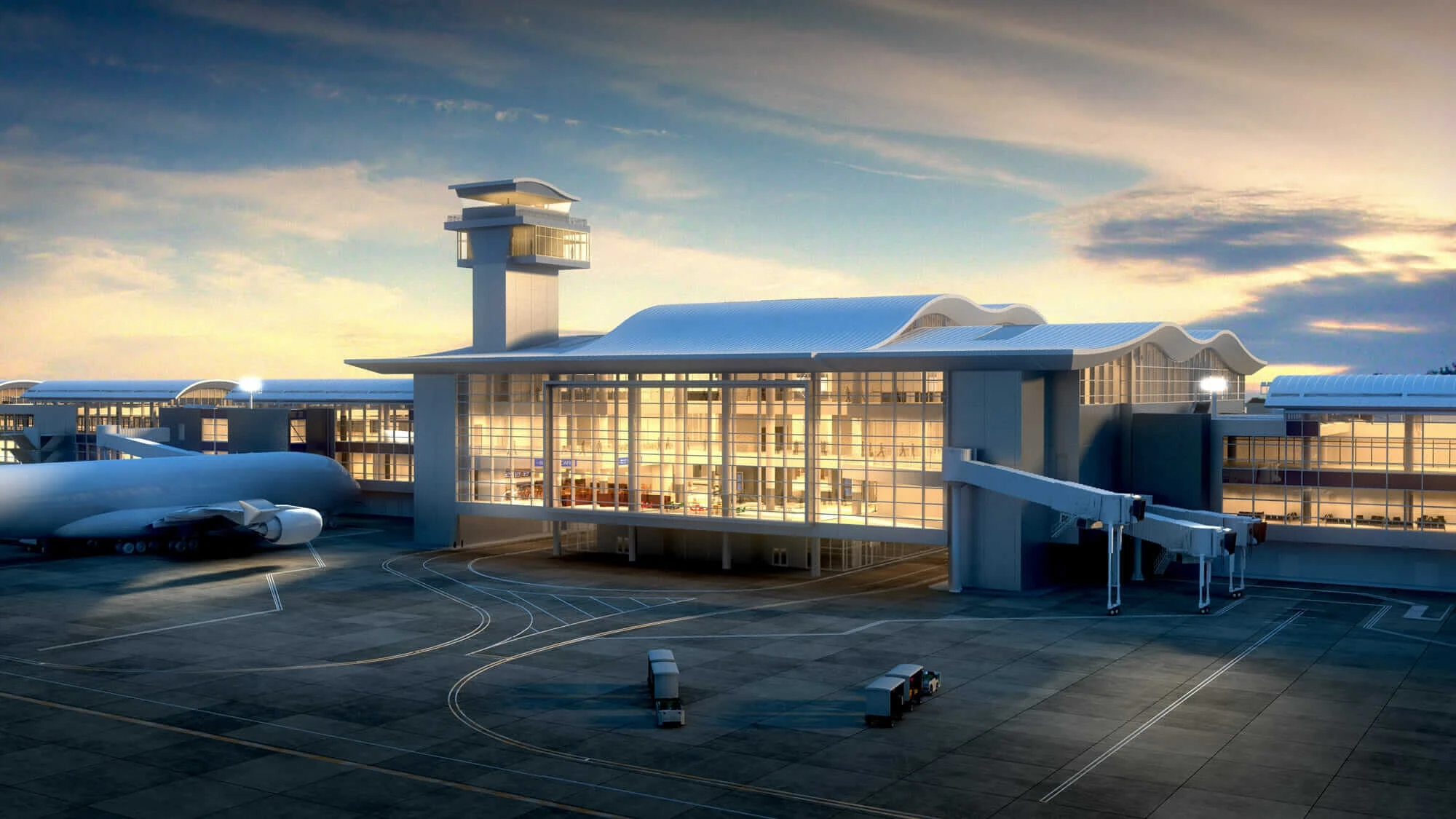 LAX North Base expansion rendering