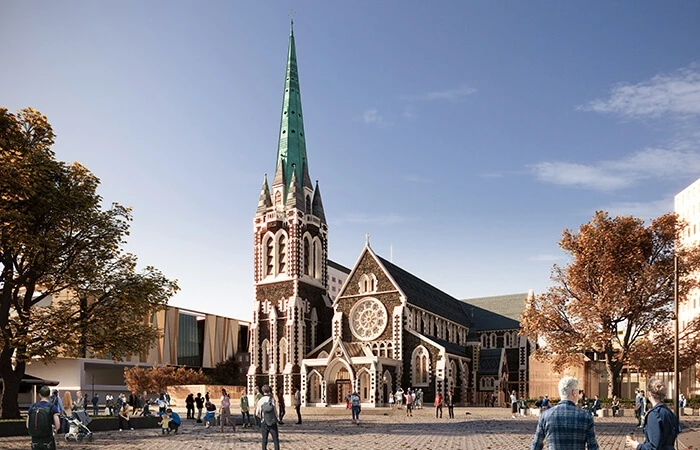 Rendering of the revitalized Christ Church Cathedral