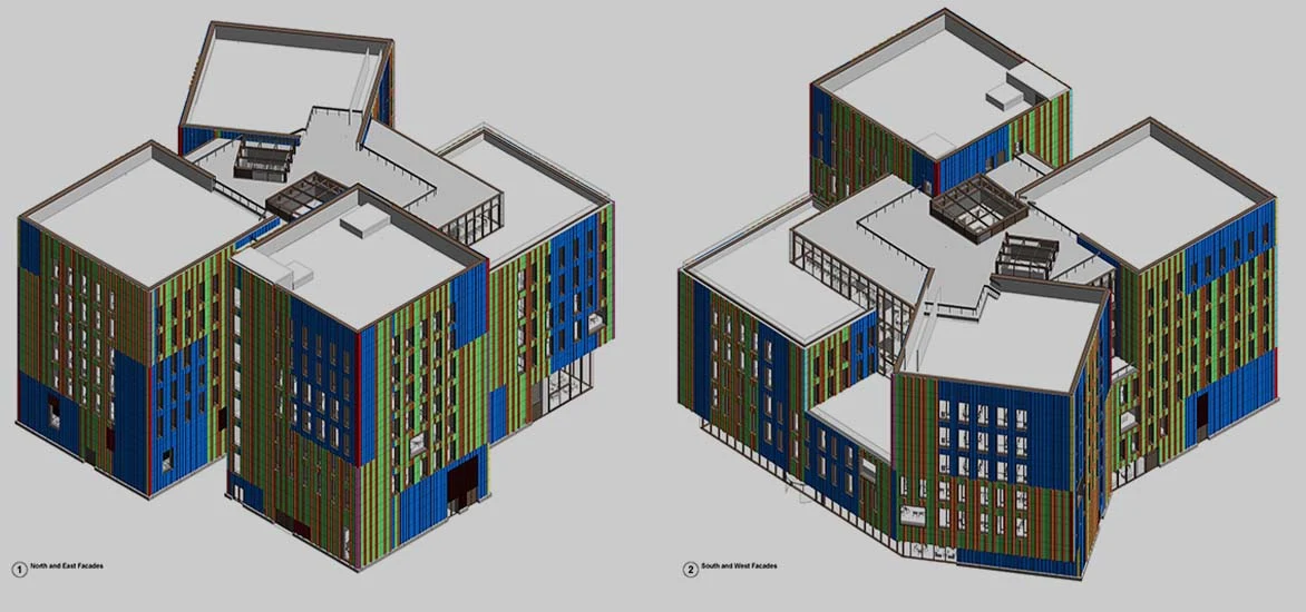 Faculty of Arts Warwick, Revit model.