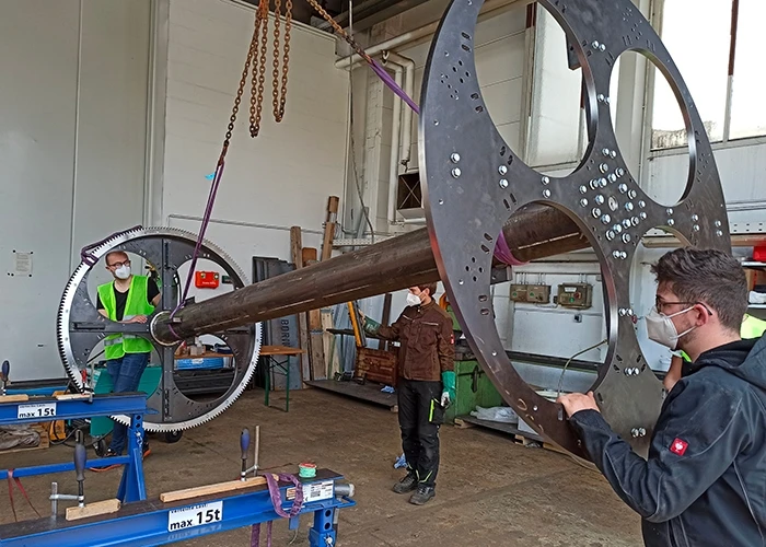 Tunnel tube storage system installation