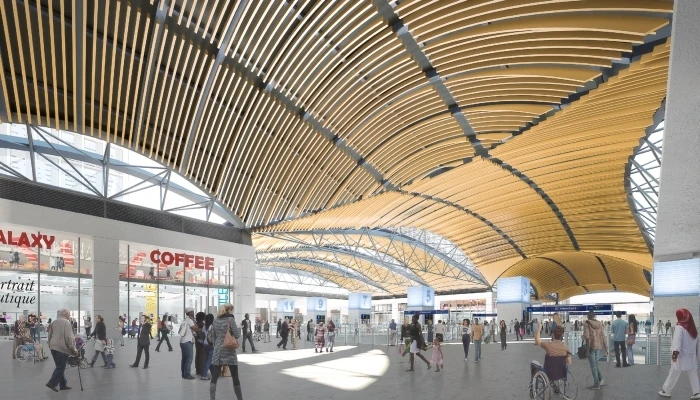 Grimshaw Architectsの手がけた英国の新たな高速鉄道のターミナル駅、HS2 London Euston Station 