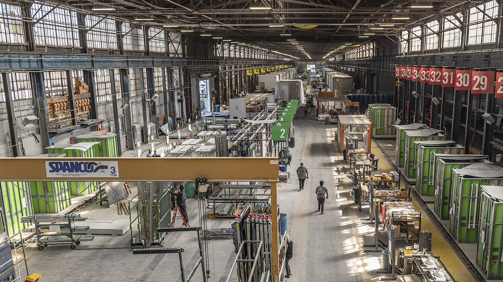 Interior view of the BLOX factory