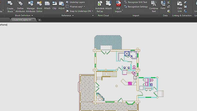 Developing a drawing for facilities management