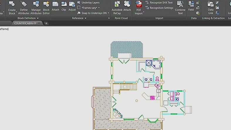 Developing a drawing for facilities management