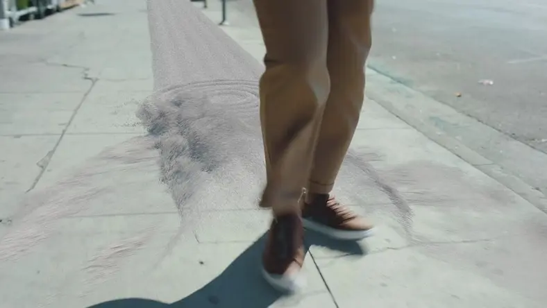 VFX simulation still from commercial by Phil Radford Strangebox