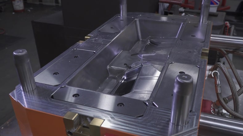 A mold tool manufactured by Precise Tooling