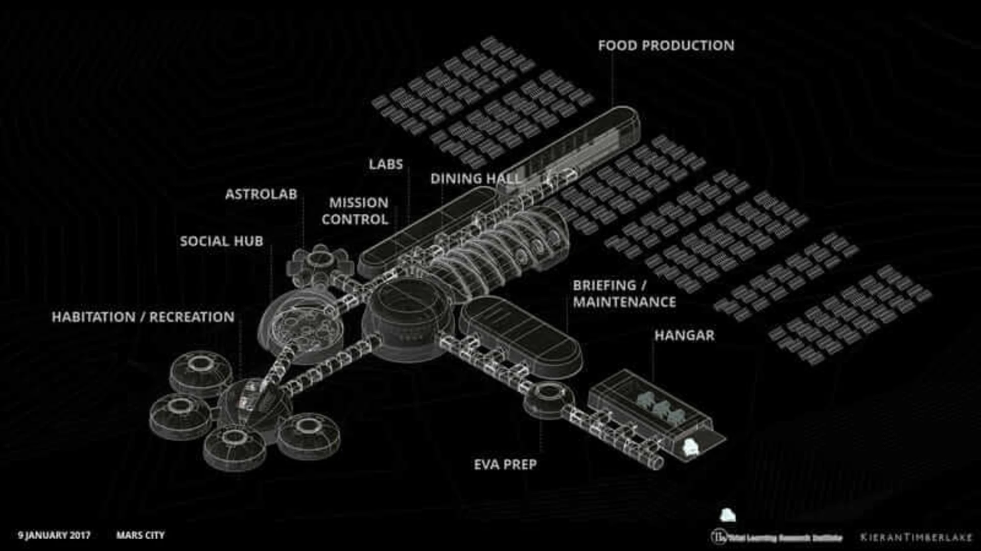 Designing bases and buildings on Mars with virtual reality