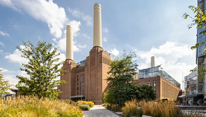 The Battersea Station exterior