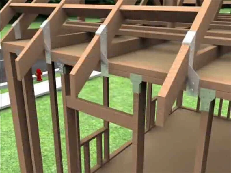 hurricane proof building metal mechanical connectors 