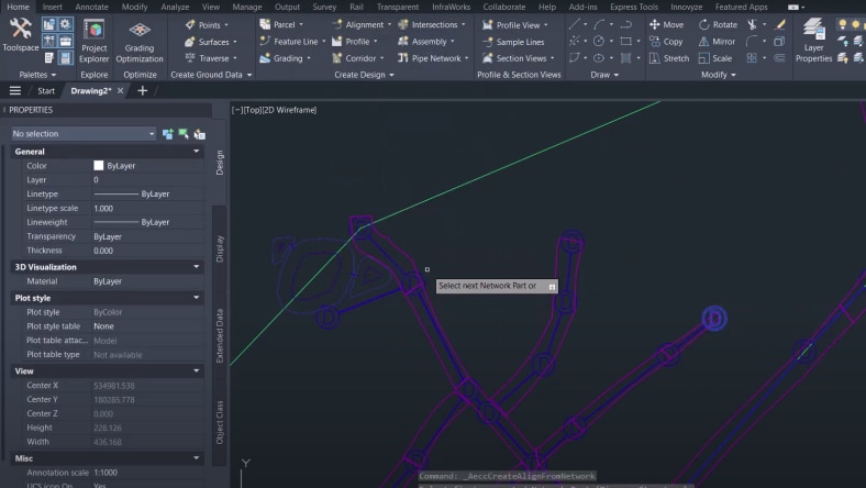 civil 3d integration drainage design
