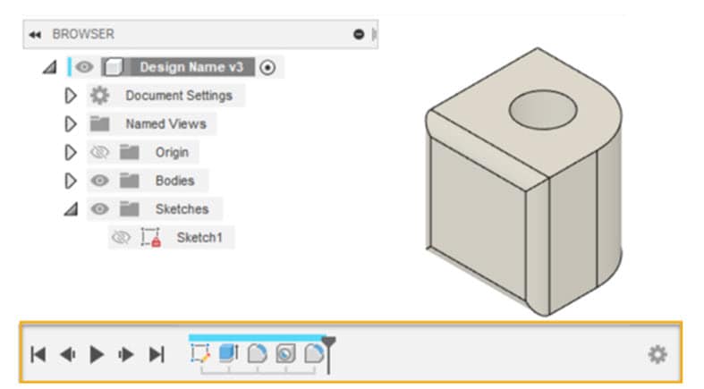 Design history and version control