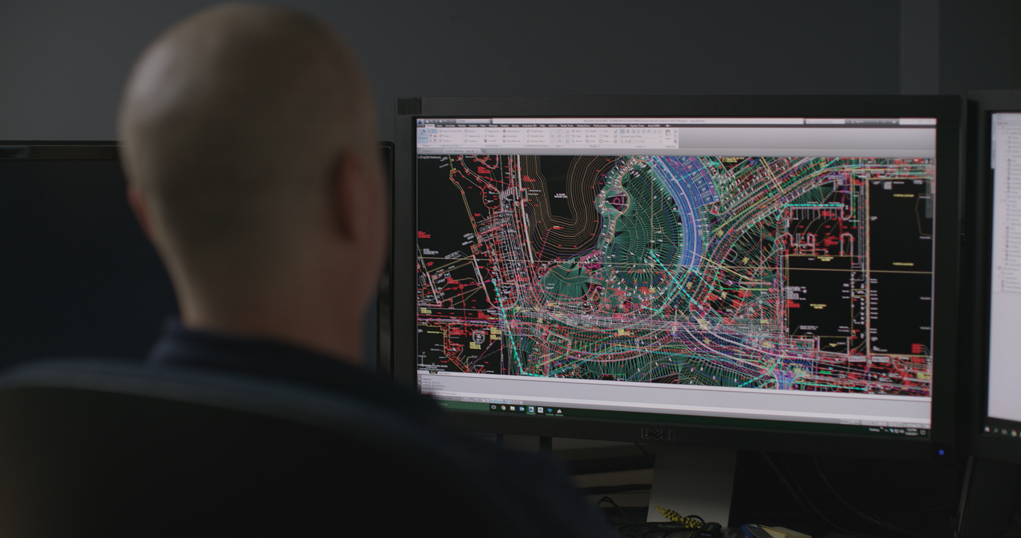 Coordinated Civil3D site model was provided to the architect and MEP teams and referenced in Revit as a coordination aid