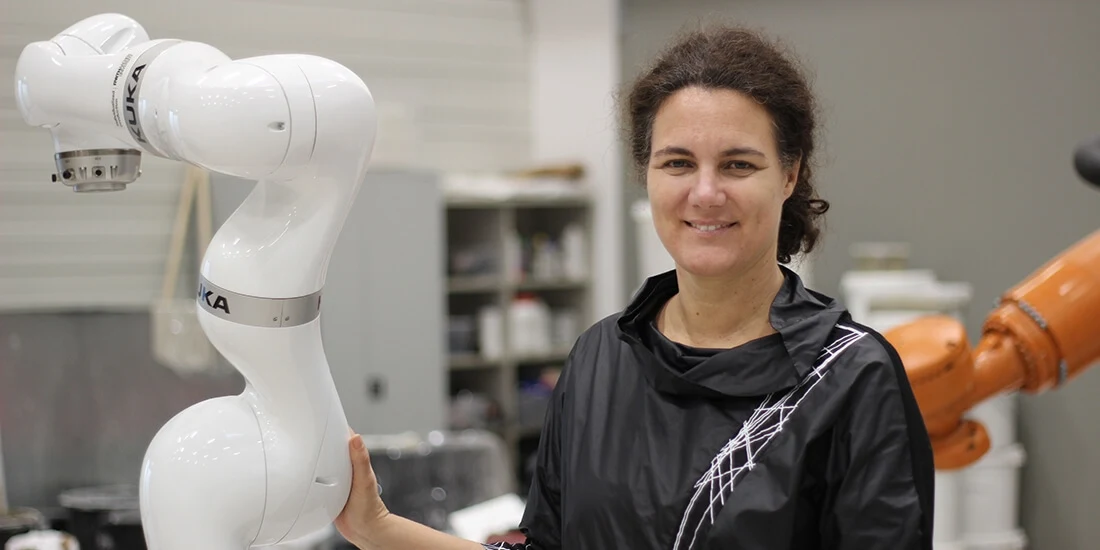 La professeure Sigrid Brell-Cokcan, spécialiste en robotique du BTP