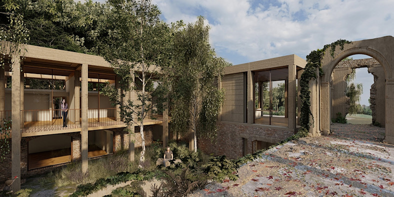 A UK exhibition showcases net-zero architecture