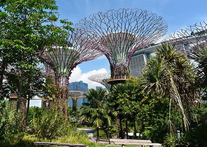 Singapur ist einer der Großinvestoren für nachhaltiges Bauen. 