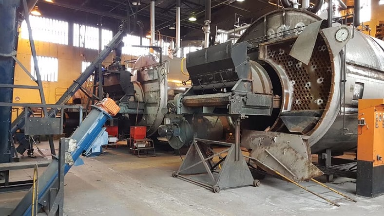 A computer rendering displays an eco-friendly building complex.