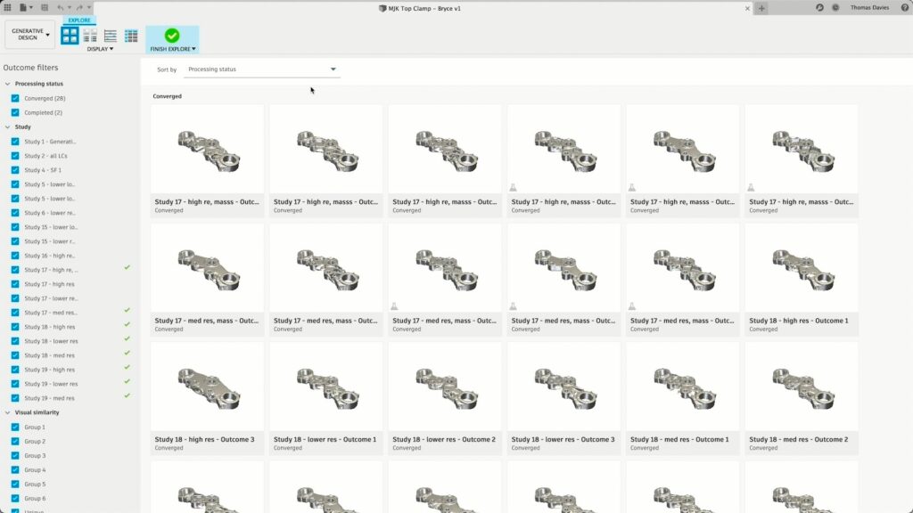 Automated design exploration
