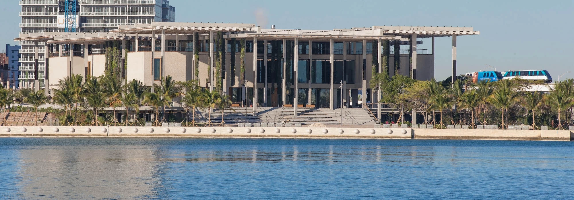 Outside of Perez Art Museum Miami