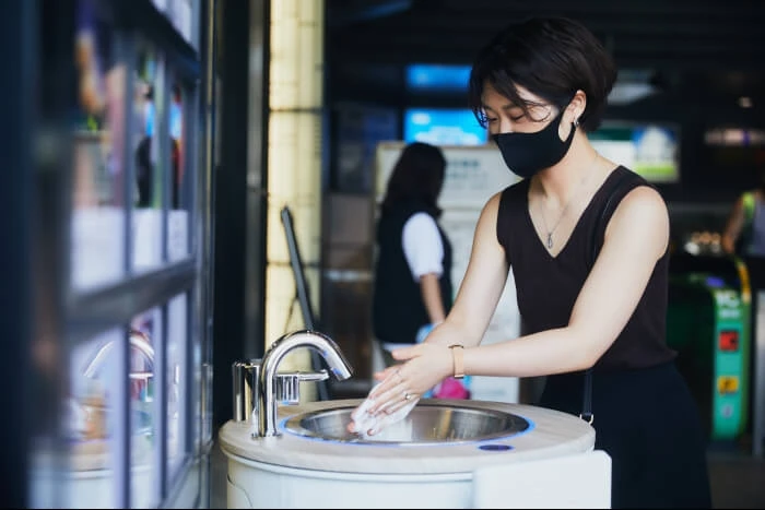 WOTA 実証実験 手洗い