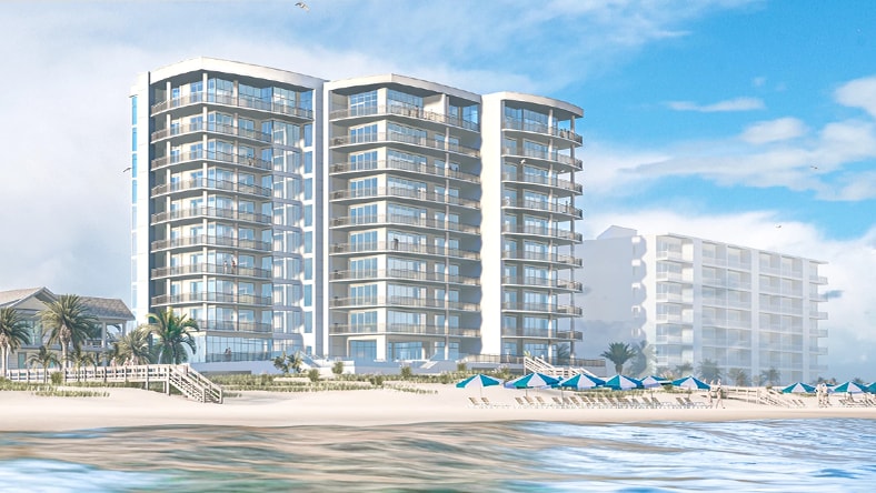 Rendering of Portico condominium