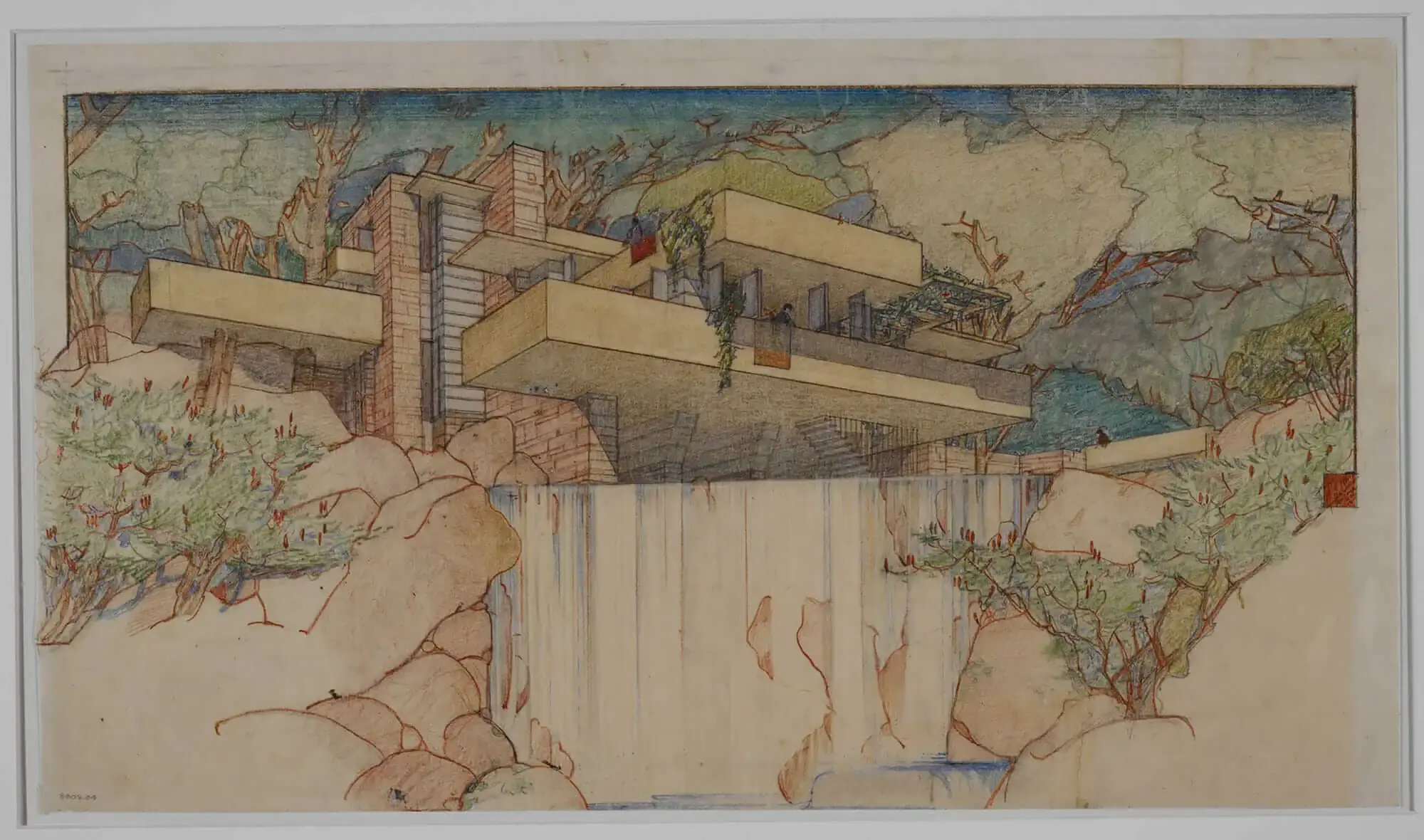 フランク・ロイド・ライト デザイン 落水荘 カウフマン邸