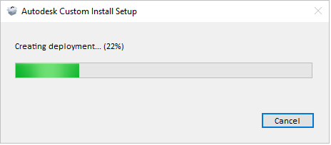 Creating deployment progress bar