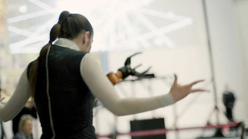 Merritt Moore performs in Slave/Master installation