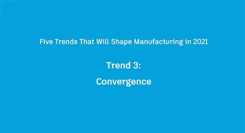 Title card for video "Trend 3: Convergence"