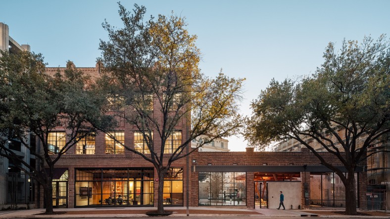 Lake | Flato’s headquarters in San Antonio, Texas, repurposed from a 100-year-old building using sustainable technology