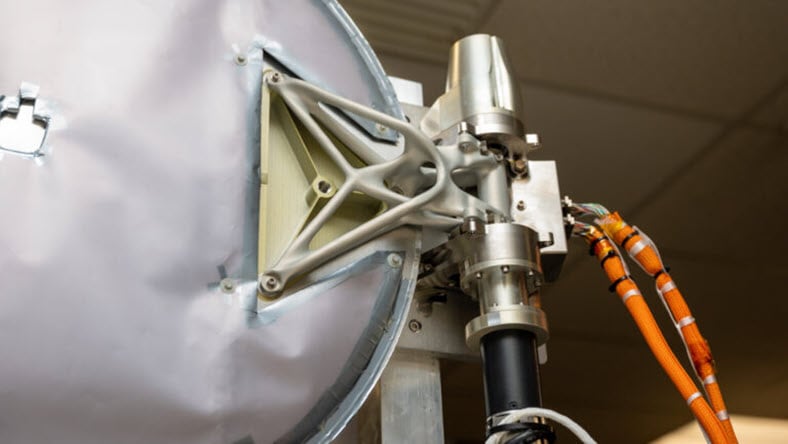 Newton engineering generative design part designed in Autodesk Fusion.