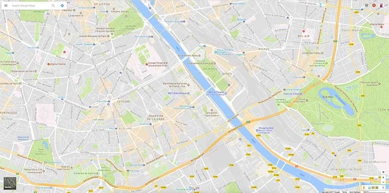 Google Maps Paris