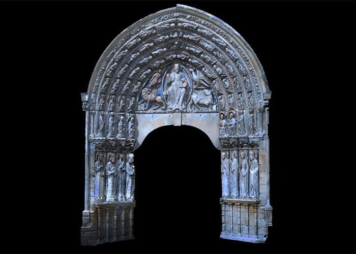 Numérisation 3D du patrimoine : le portail de la Cathédrale d'Angers modélisé en 3D