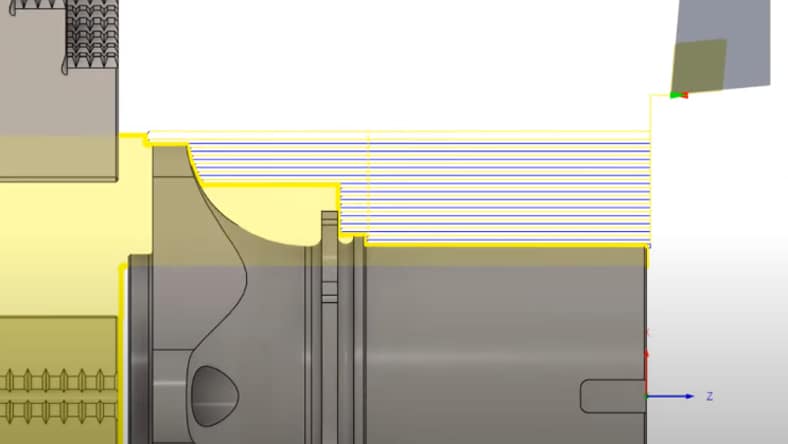 CNC turning toolpaths