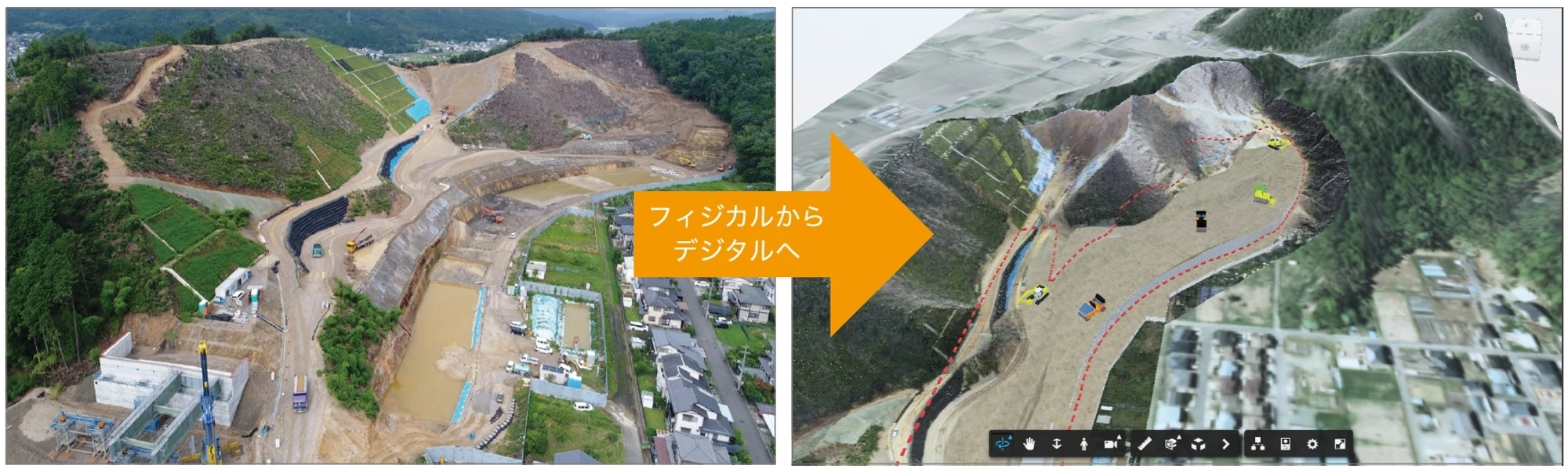 デジタルツインによる現場再現