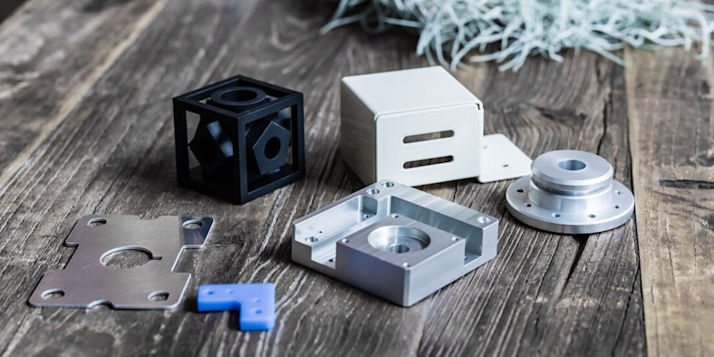 A variety of machine parts available in MISUMI's meviy parts system